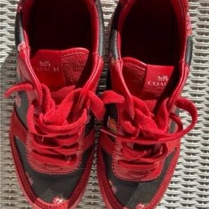 Coach Floral shoes size 5.5